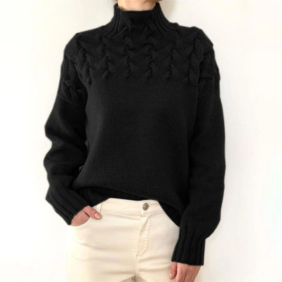 Hillegonda | Soft oversized turtleneck sweater