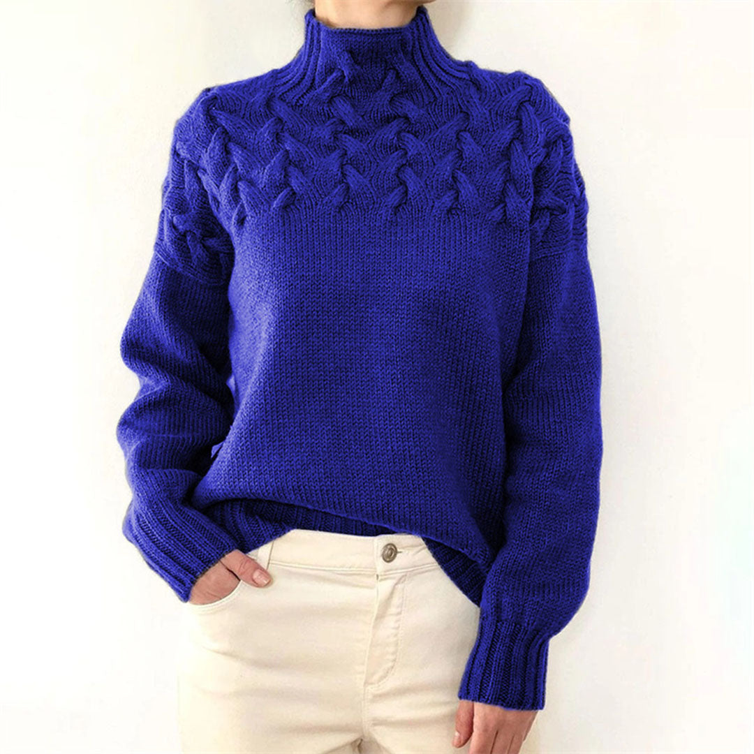 Hillegonda | Soft oversized turtleneck sweater