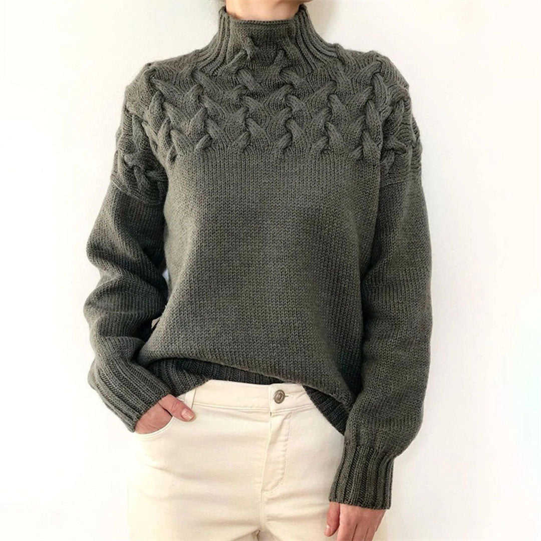 Hillegonda | Soft oversized turtleneck sweater