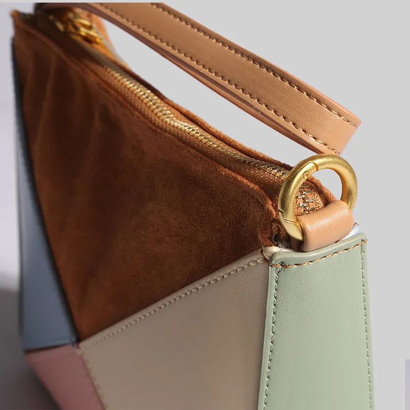 Women’s Prism Fold Handbag – Multi-Way Lightweight Geometric Bag