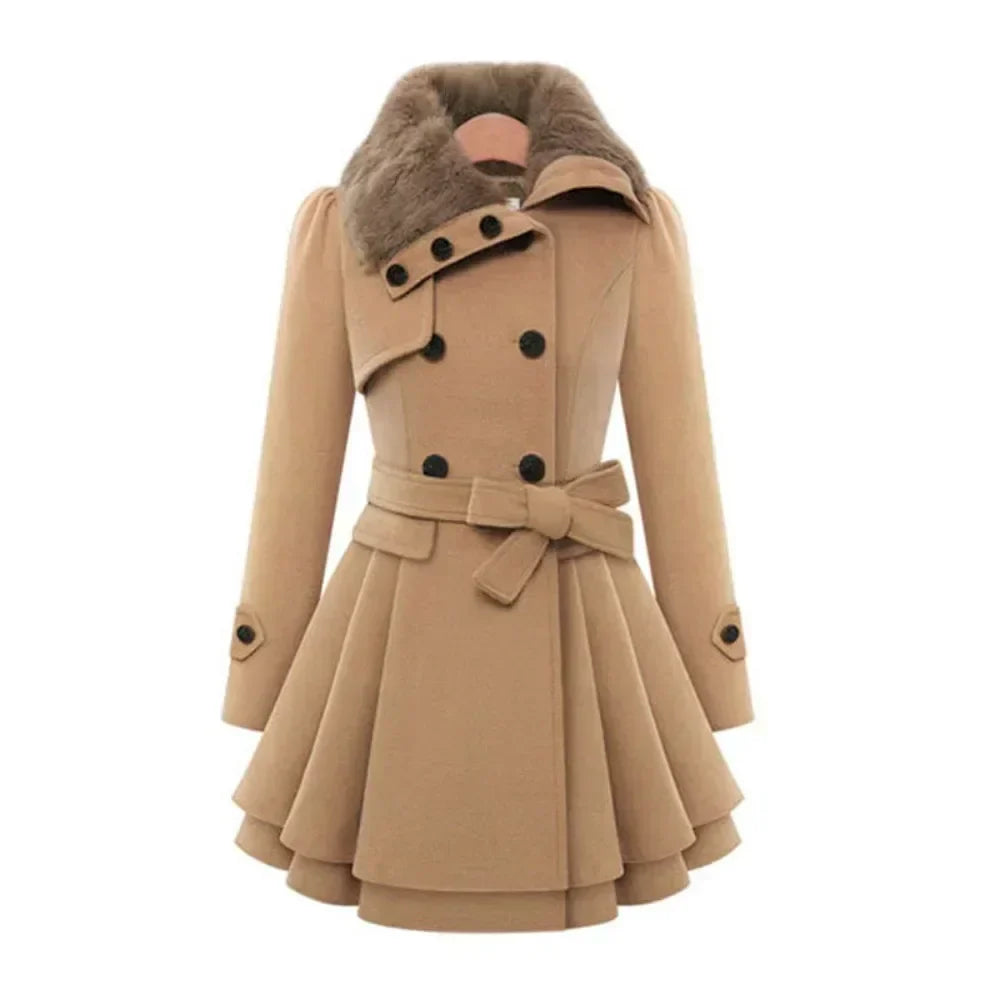 Emily - Women's trench coat with slim fit | Stylish coat