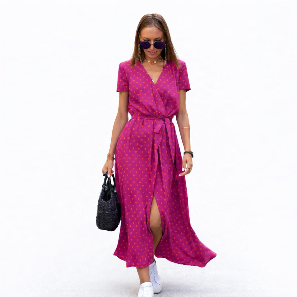 Stella Women's Summer Dress - Airy Dress in Breathable Material and Simple Elegant Cut