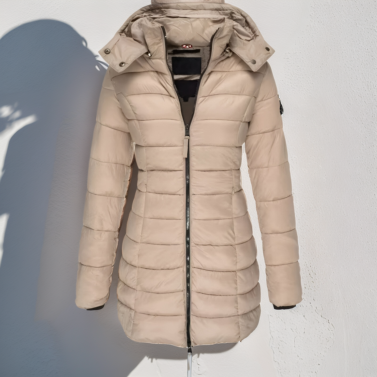 Eva long quilted jacket - Warm, lightweight and water-repellent
