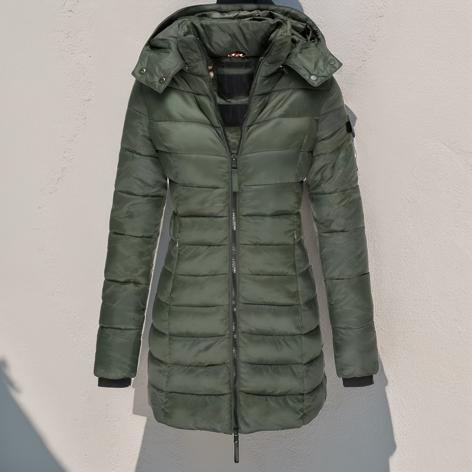 Eva long quilted jacket - Warm, lightweight and water-repellent