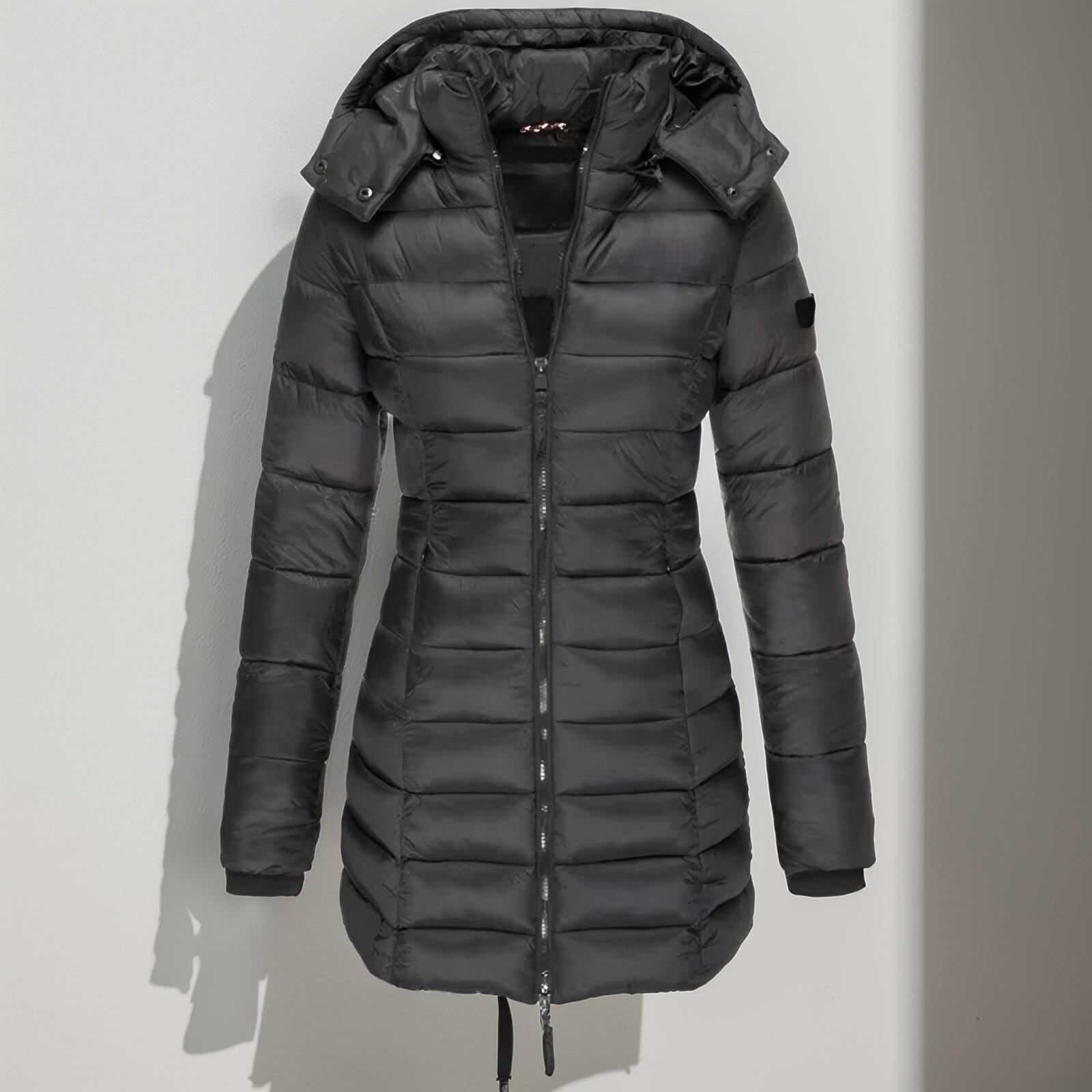 Eva long quilted jacket - Warm, lightweight and water-repellent