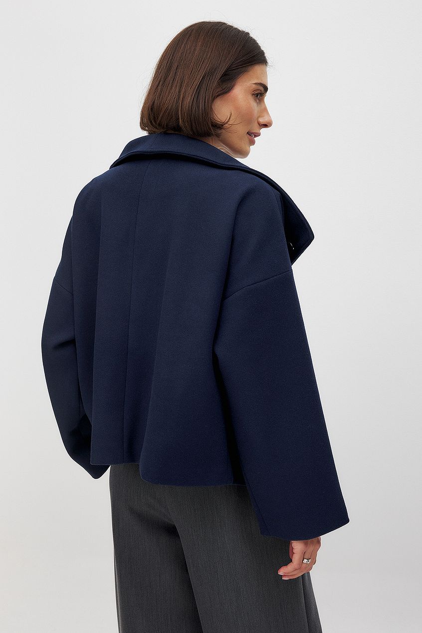 Double Breasted Short Coat for Women