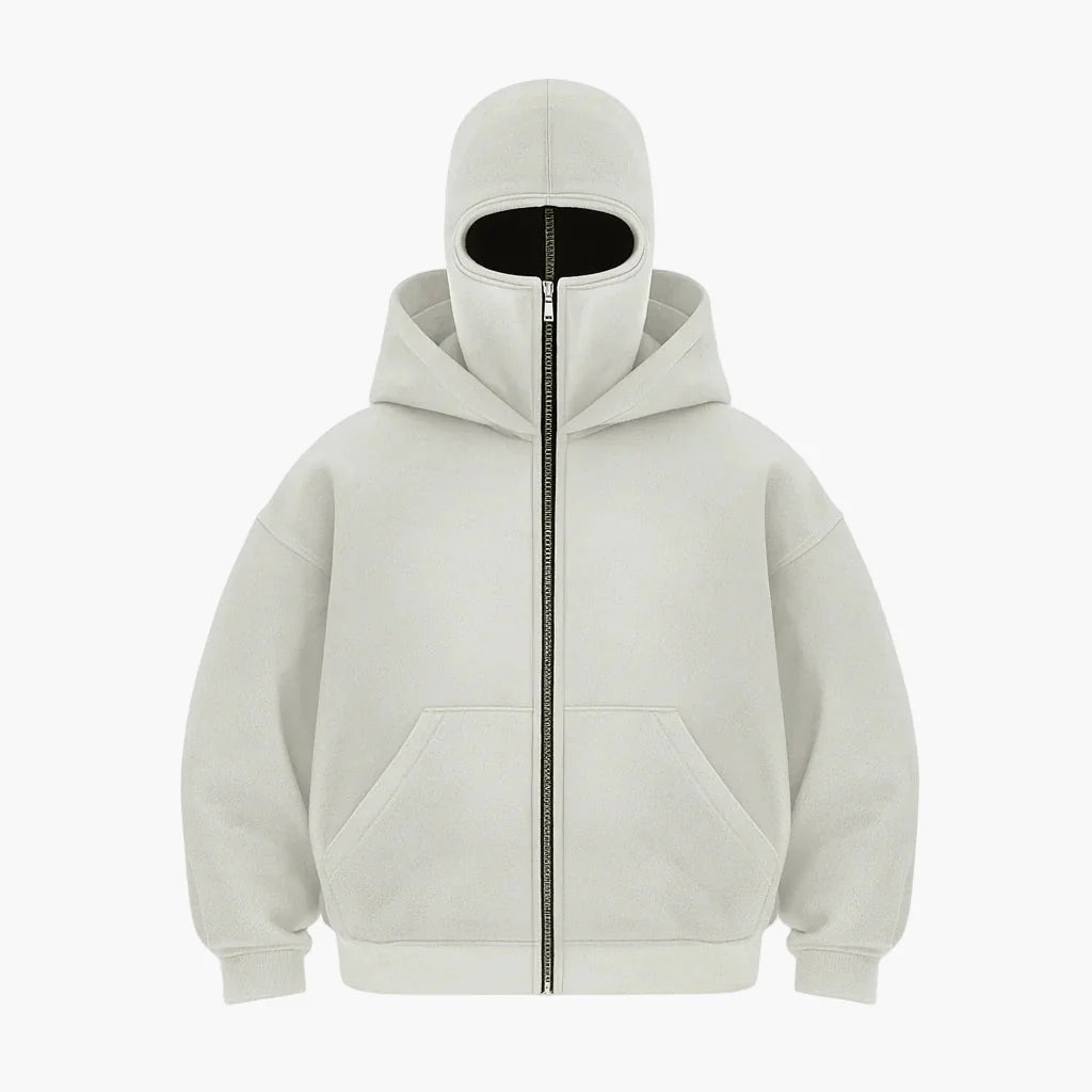 Urban | Unisex Zip Hoodie with Integrated Balaclava
