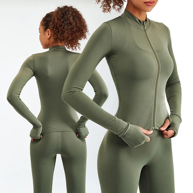 Women’s High-Waist Yoga Set – 3-Piece Activewear Outfit with Compression Fit