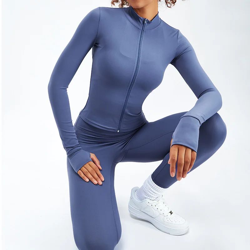 Women’s High-Waist Yoga Set – 3-Piece Activewear Outfit with Compression Fit