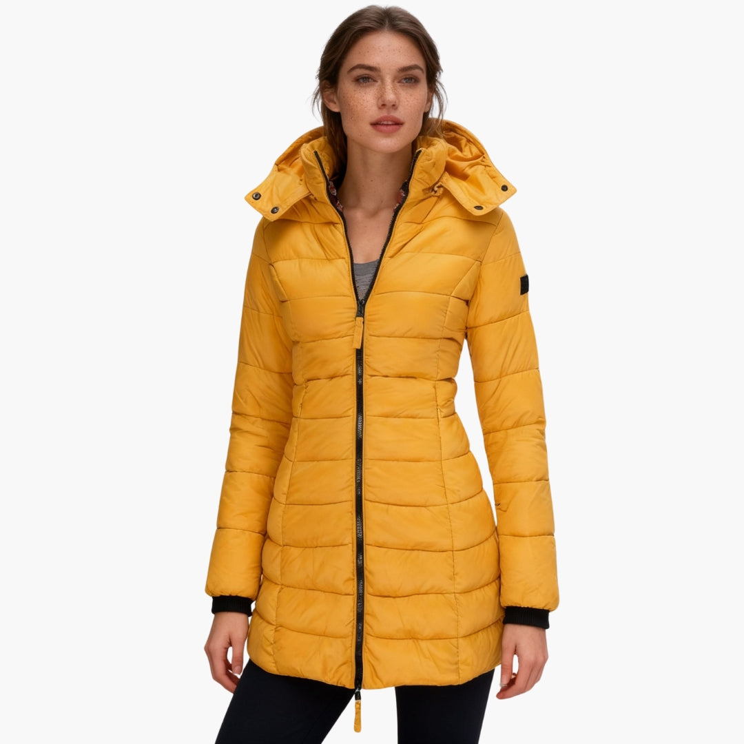 Hooded Puffer Jacket for Women