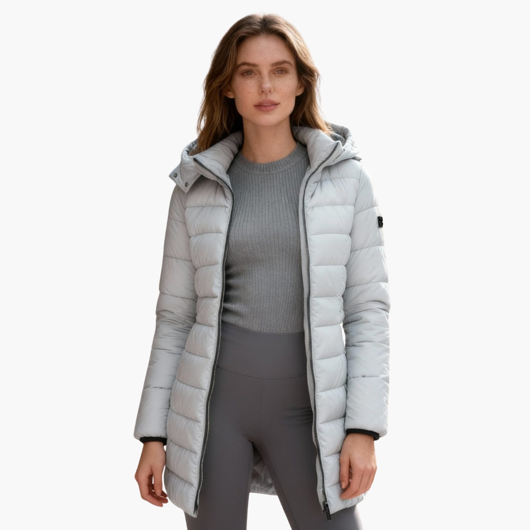 Hooded Puffer Jacket for Women