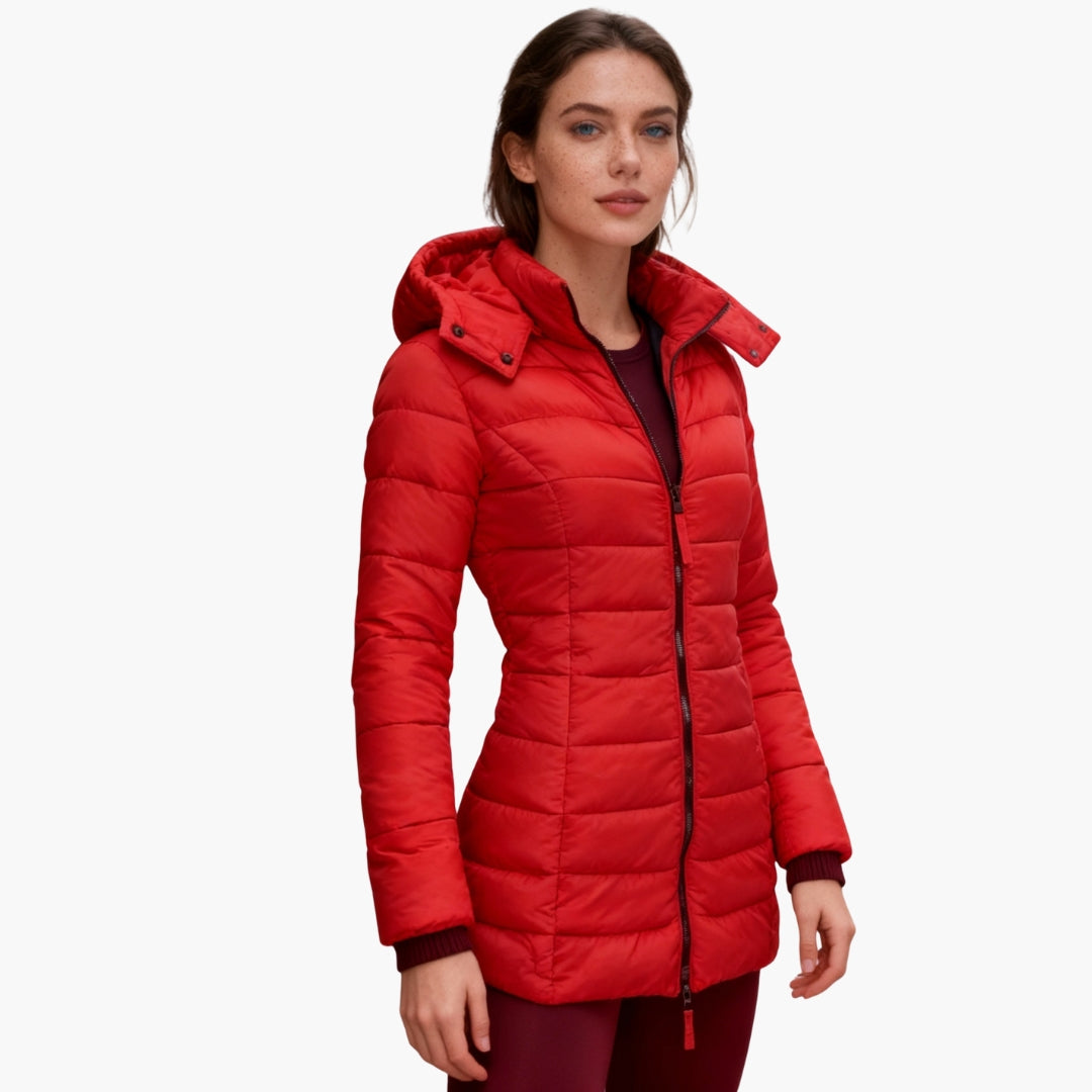 Hooded Puffer Jacket for Women
