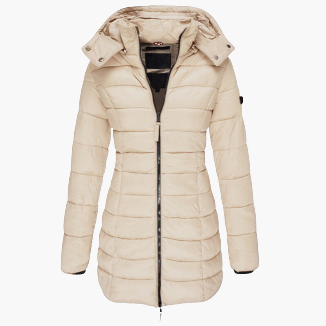Hooded Puffer Jacket for Women