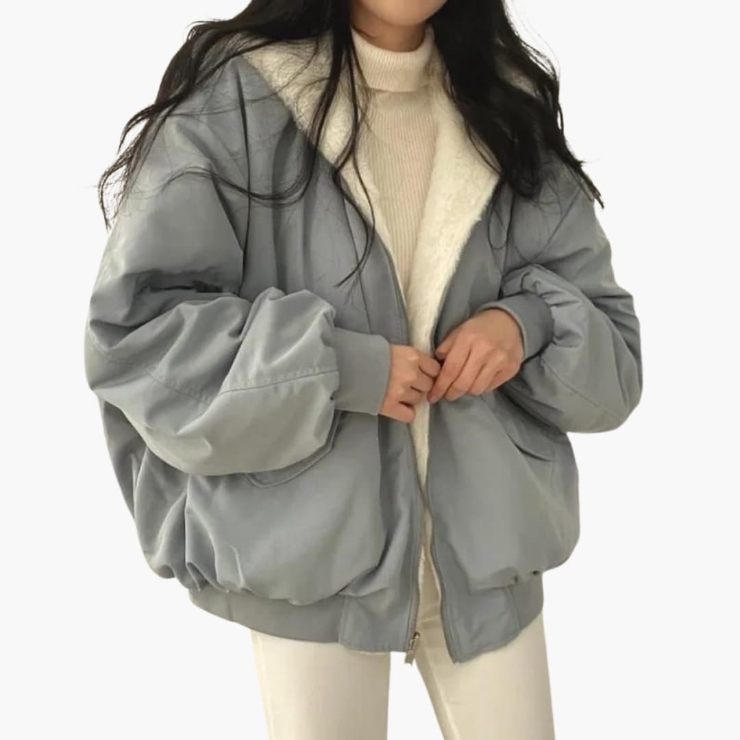 Oversized Bomber Jacket for Women