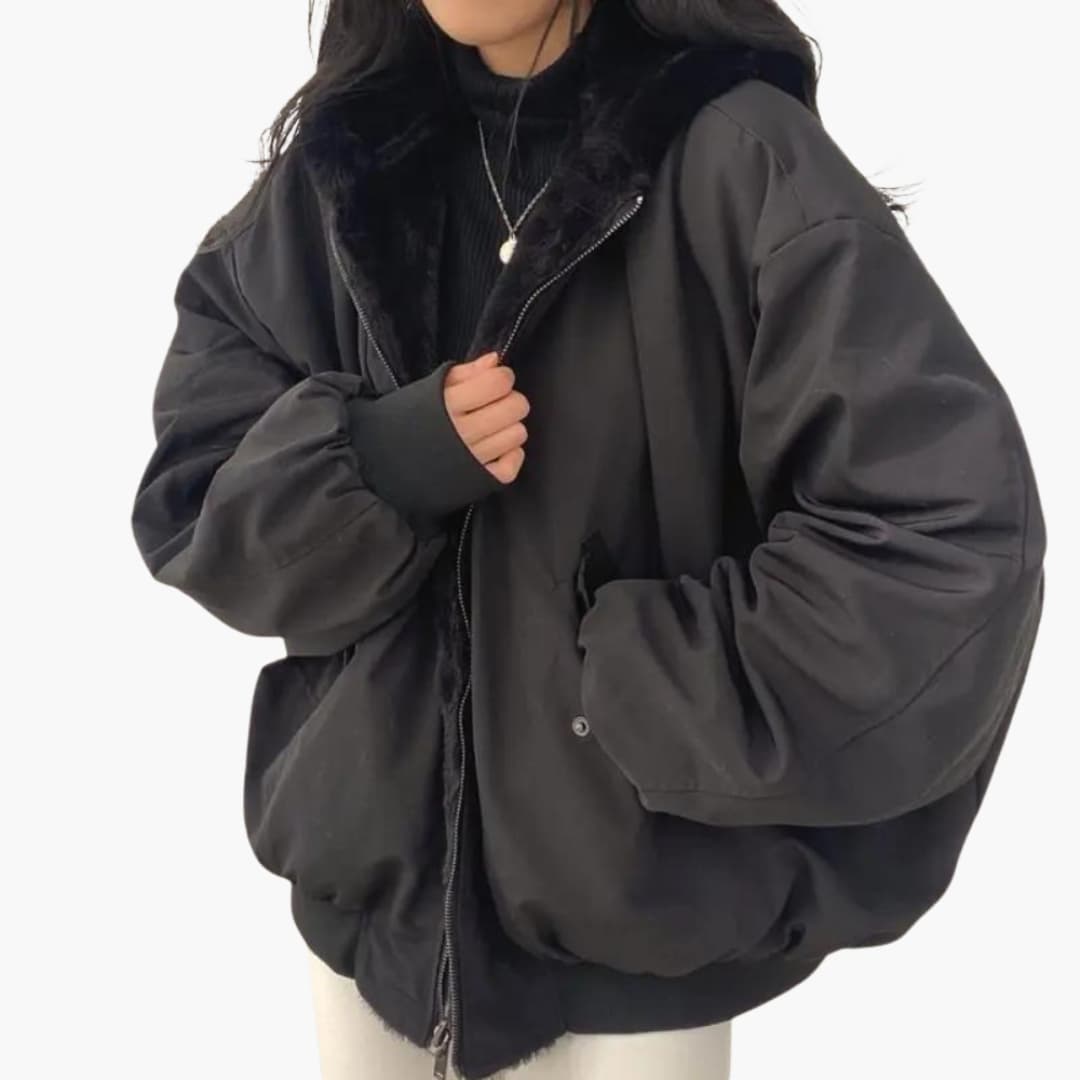 Oversized Bomber Jacket for Women