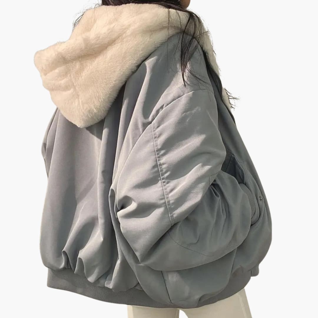 Oversized Bomber Jacket for Women