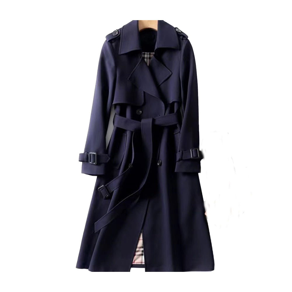 Victorina | Women’s Double-Breasted Belted Trench Coat