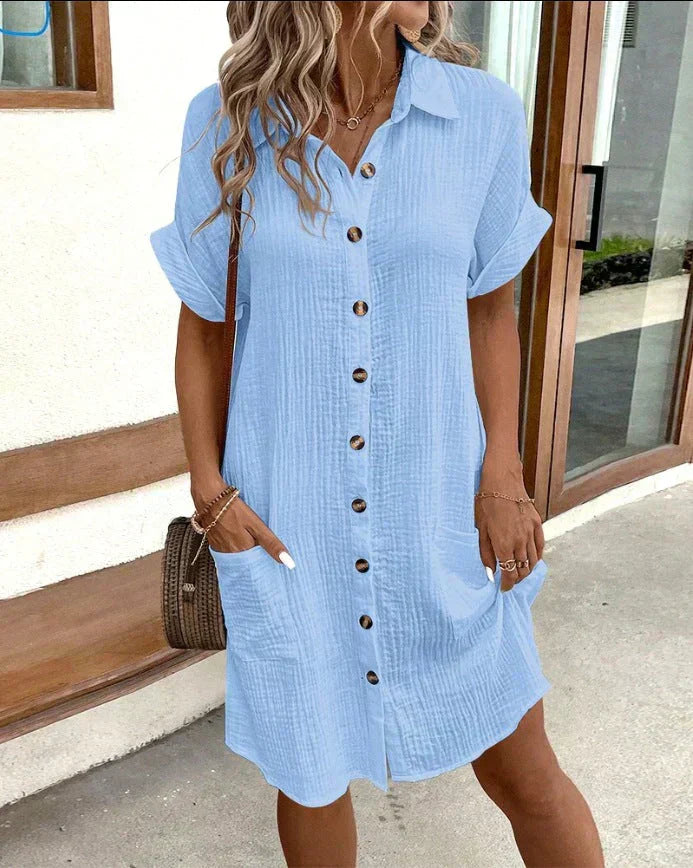 Xander | Women’s Cotton Polo Shirt Dress