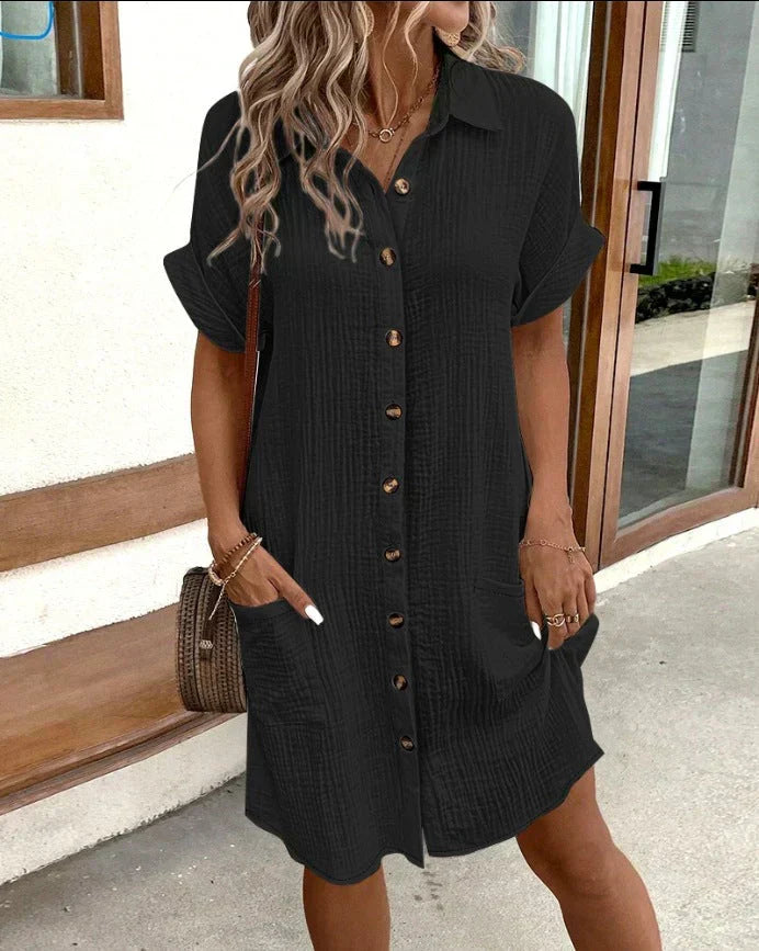 Xander | Women’s Cotton Polo Shirt Dress