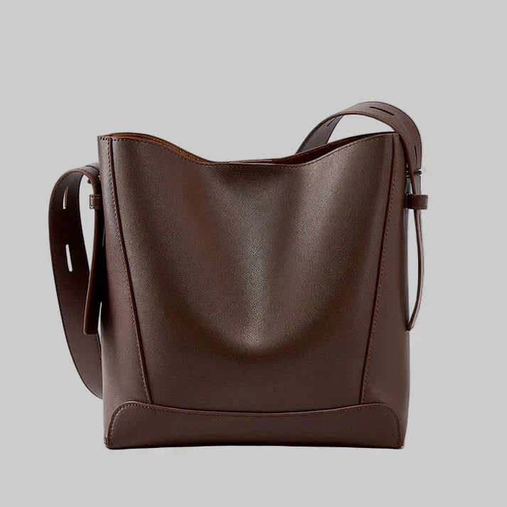 Women’s Polyurethane Crossbody Bag – Large Capacity Waterproof Shoulder Bag