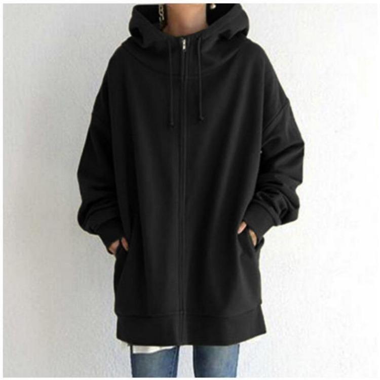 Hooded Zip Sweater for Women – Lightweight Casual Layer for Spring Wear