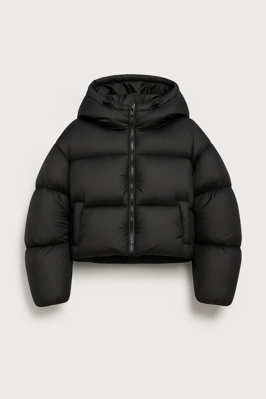 Cropped Puffer Jacket for Women
