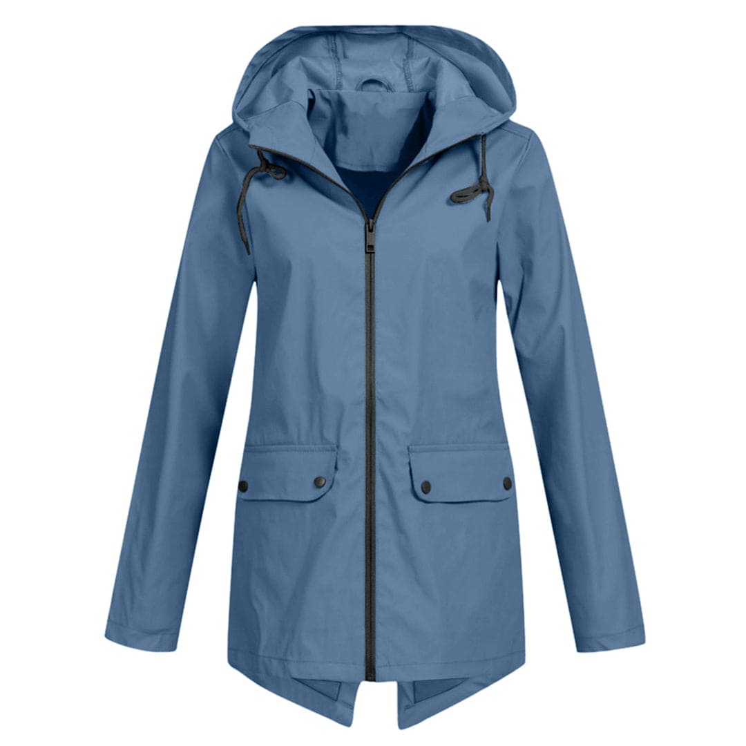 Women’s Waterproof Lightweight Windbreaker Jacket with Hood – All-Weather Rain Coat