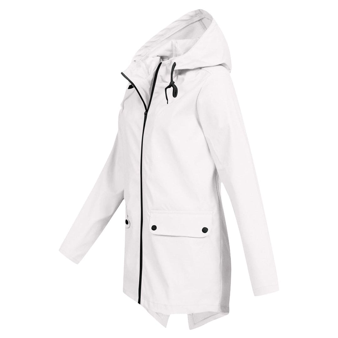 Women’s Waterproof Lightweight Windbreaker Jacket with Hood – All-Weather Rain Coat