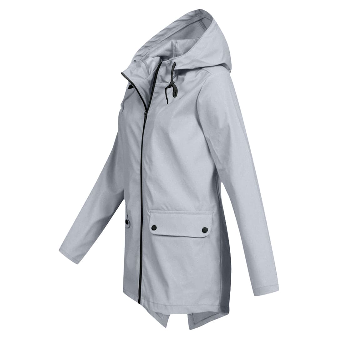 Women’s Waterproof Lightweight Windbreaker Jacket with Hood – All-Weather Rain Coat
