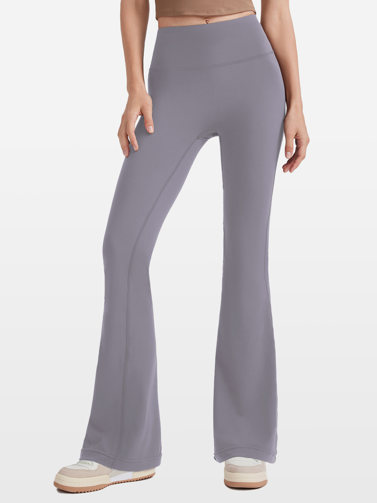 Women’s High-Waisted Flared Leggings – Stretch Bootcut Yoga Pants for a Sculpted Fit