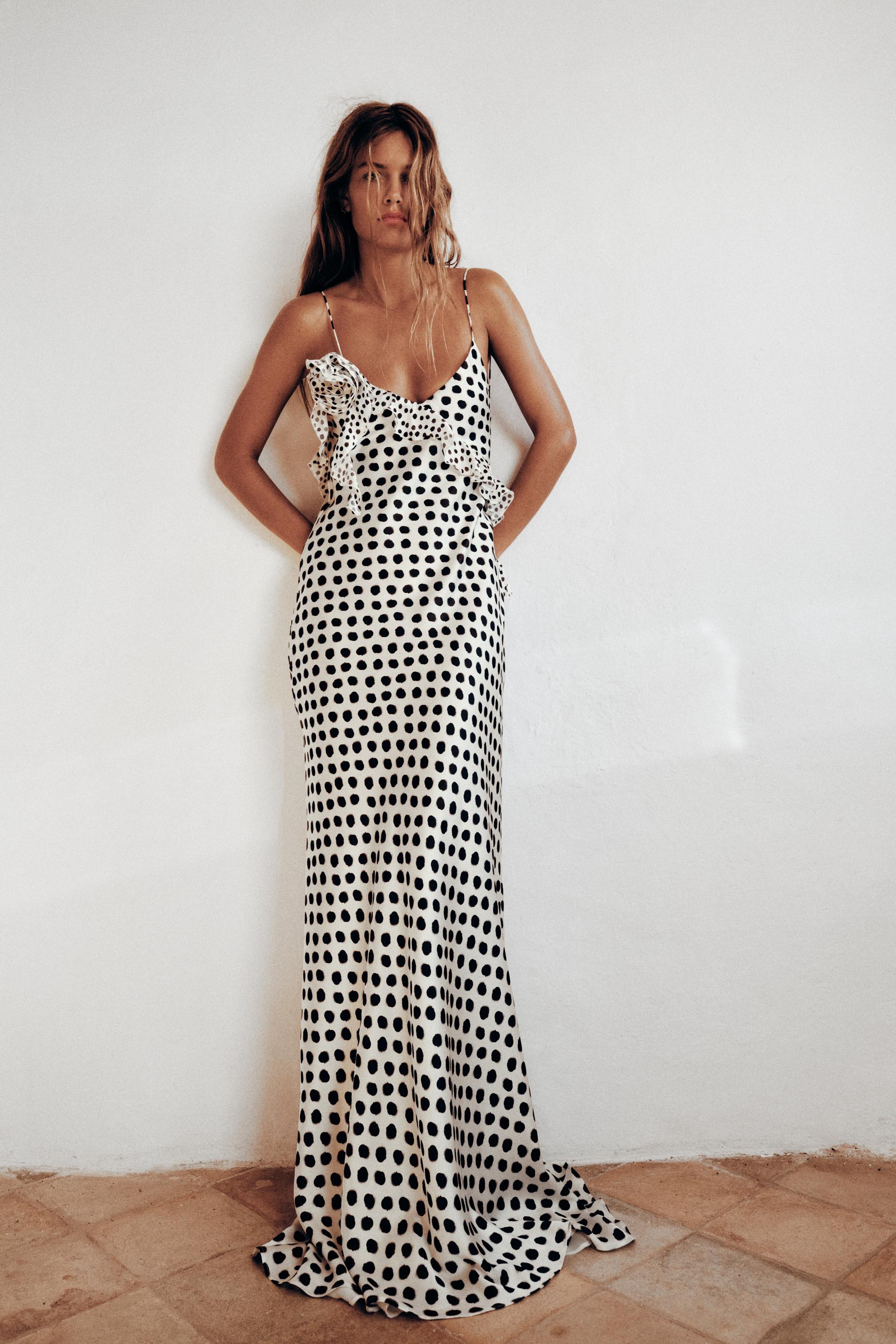 Spaghetti Strap Maxi Dress with Ruffles | Summer Garden Dress