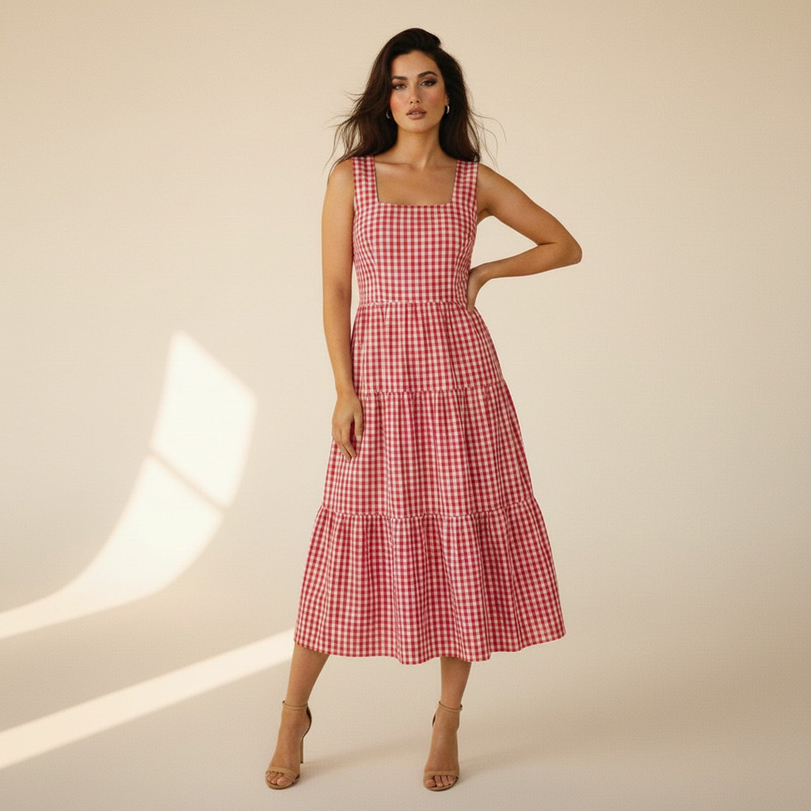 Bridgette - Red Gingham