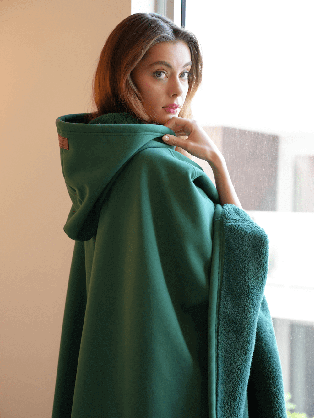 Oversized Hooded Blanket for Women