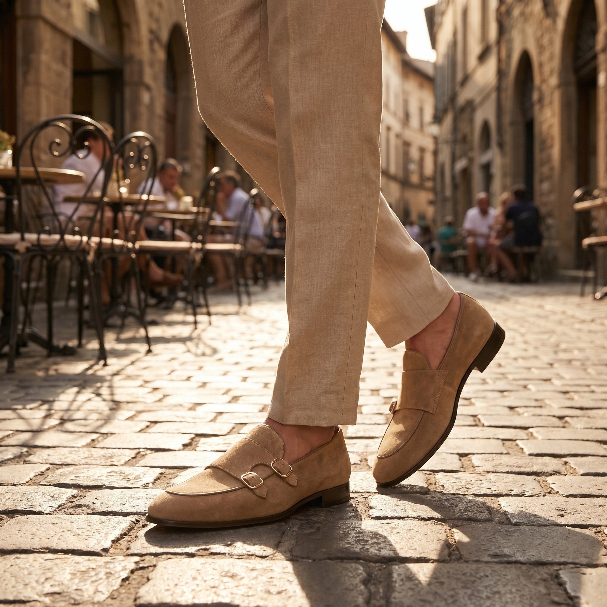 Cassian | Men's Suede Tassel Loafers - view 5