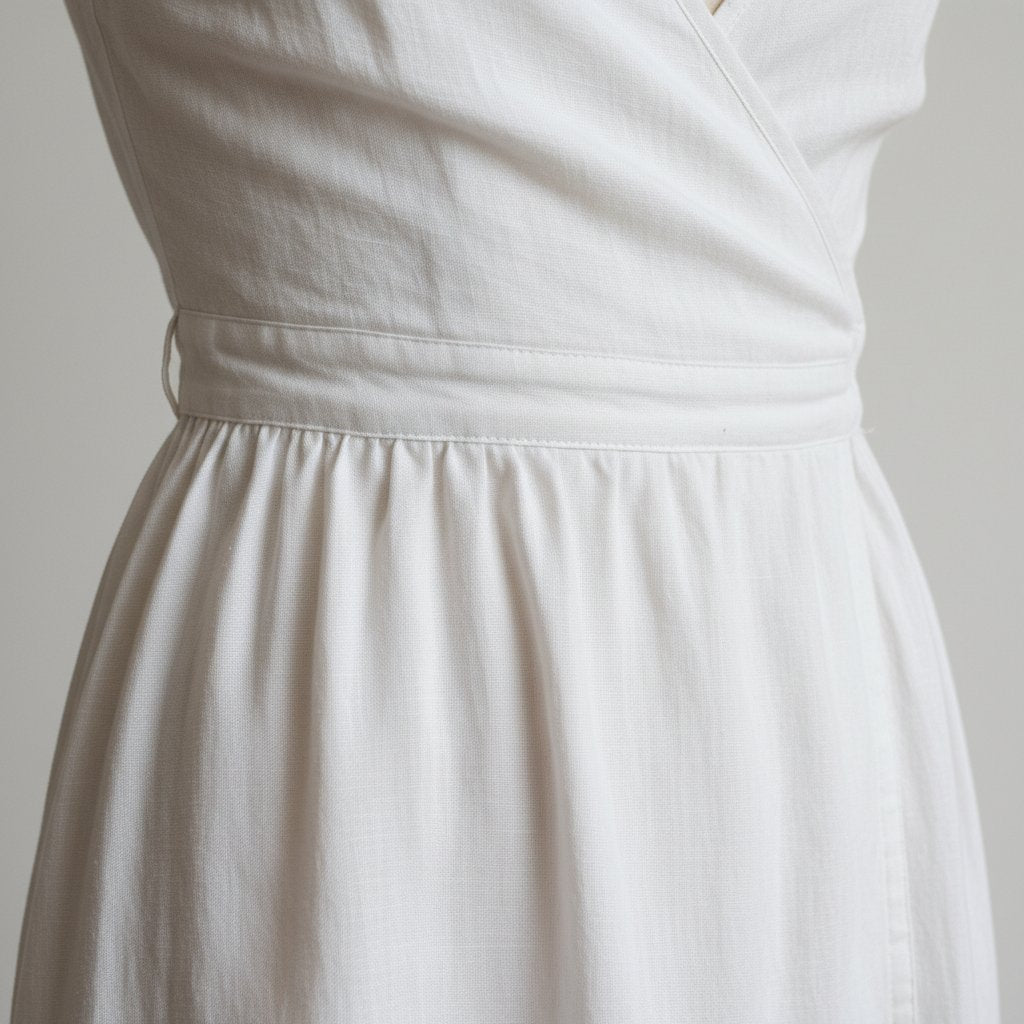 Vivienne | Women's Linen Wrap Maxi Dress - lifestyle 3
