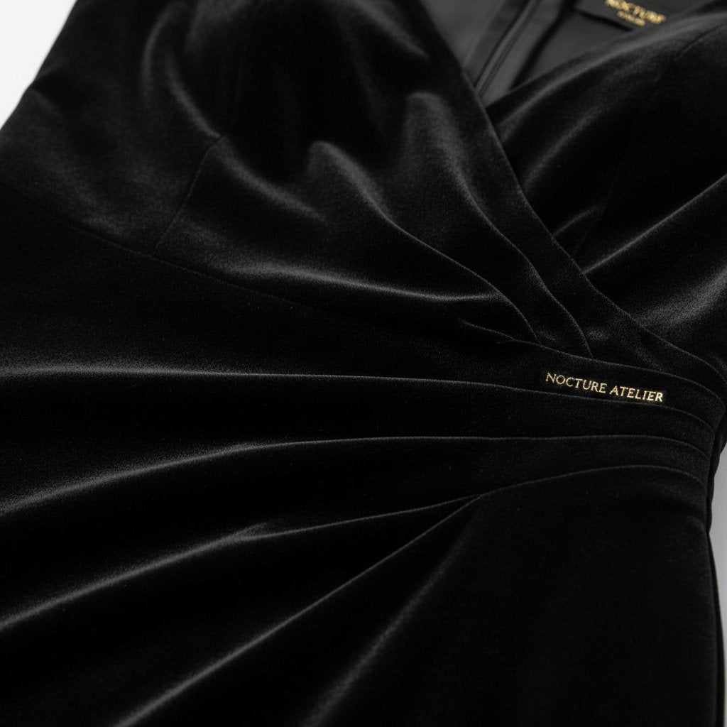 Fiora | Women's Velvet Fitted Evening Dress - lifestyle 3