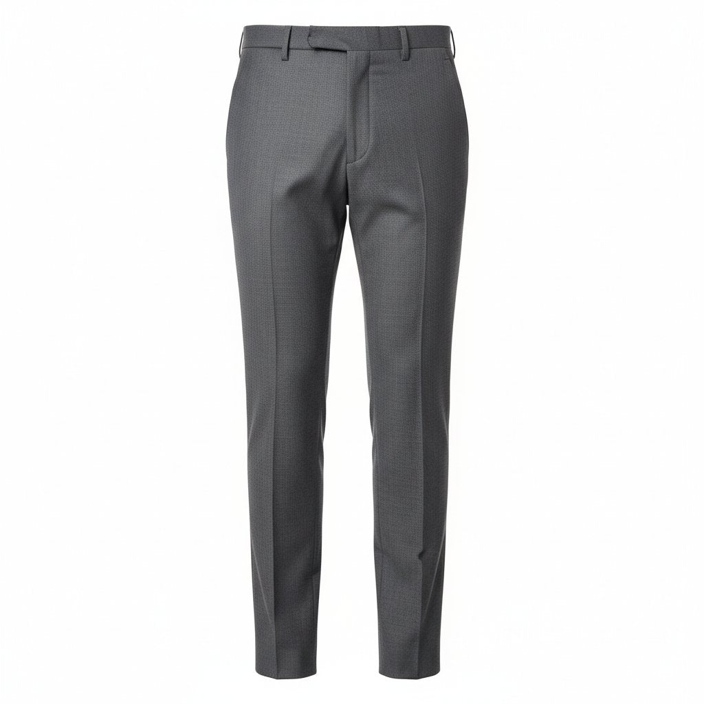 Donovan | Men's Tailored Slim Fit Trousers - Charcoal