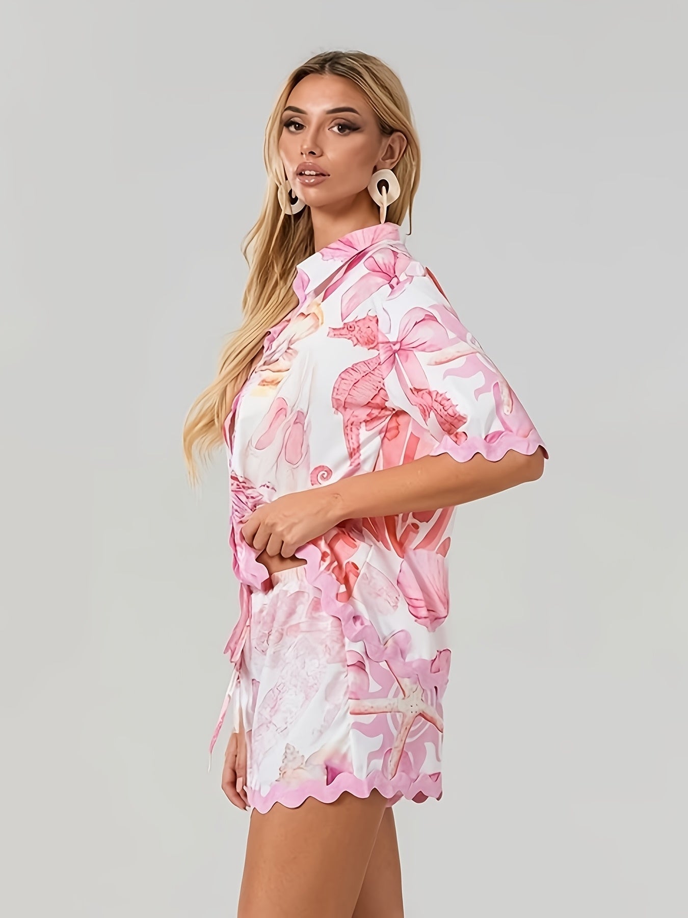 Printed Shorts Set | Women’s Summer Set | Cheerful Summer Set