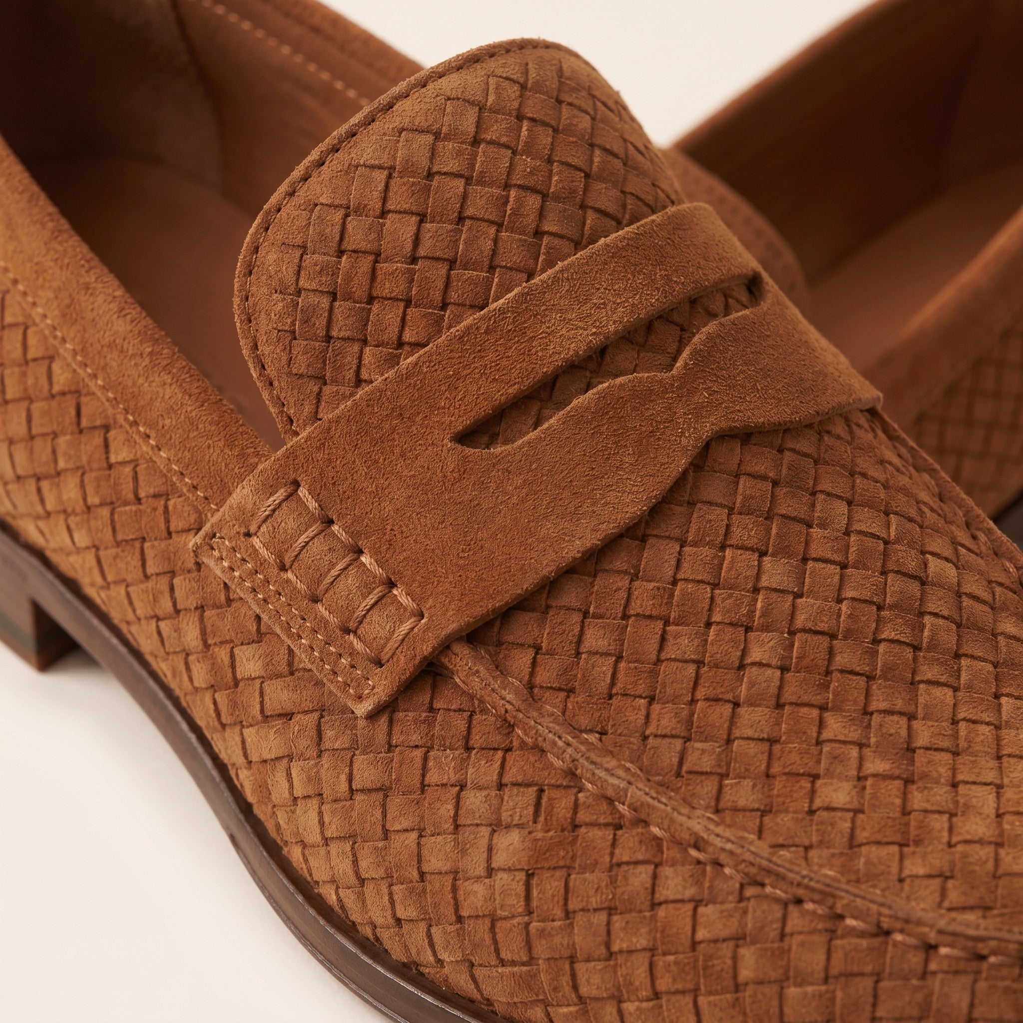 Emile | Men's Woven Leather Loafers - view 3