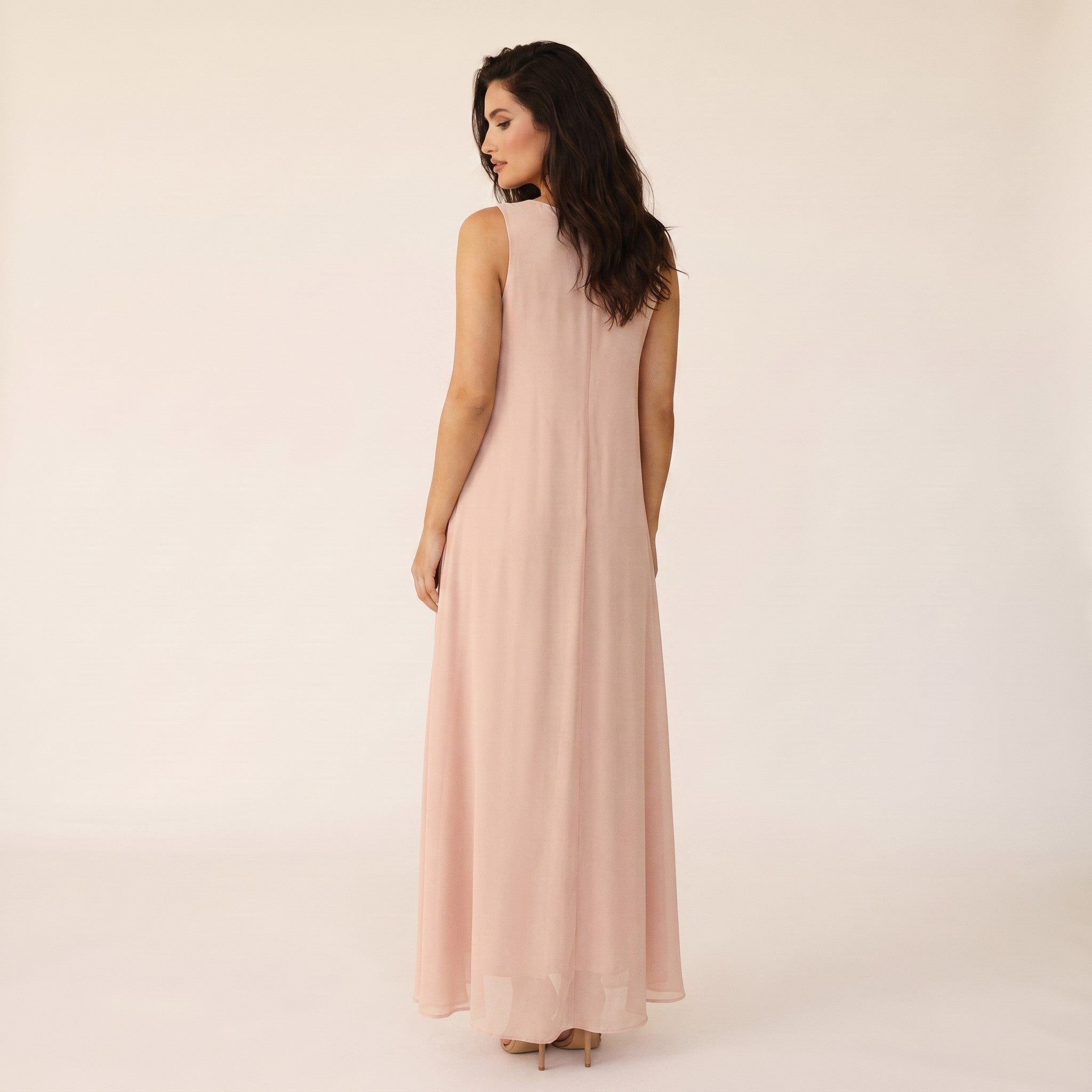 Solene | Women's Chiffon Maxi Dress - view 2