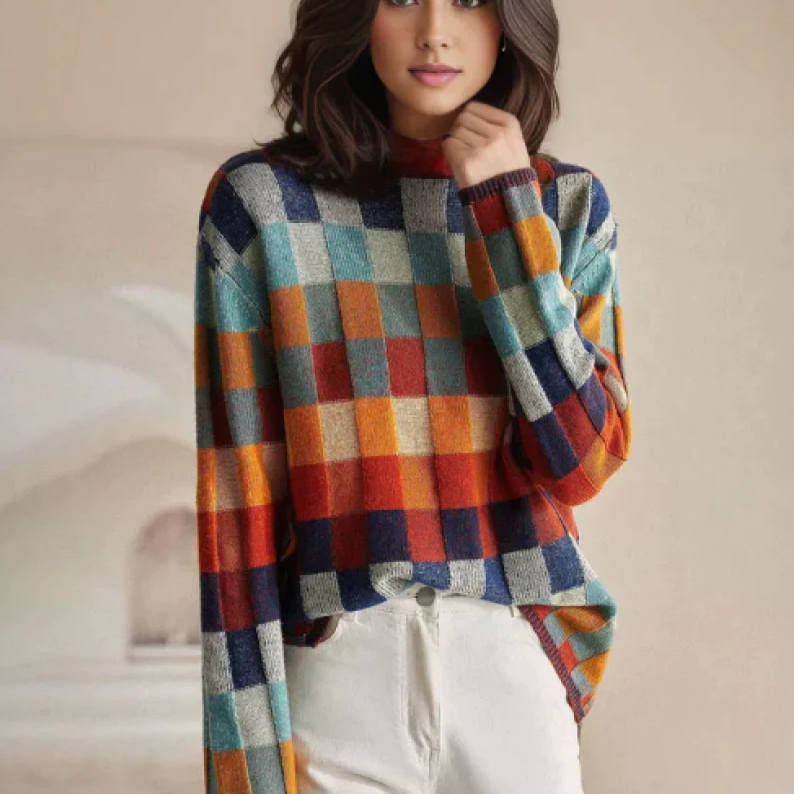 Van Gogh - Warmer, luxuriöser-Pullover