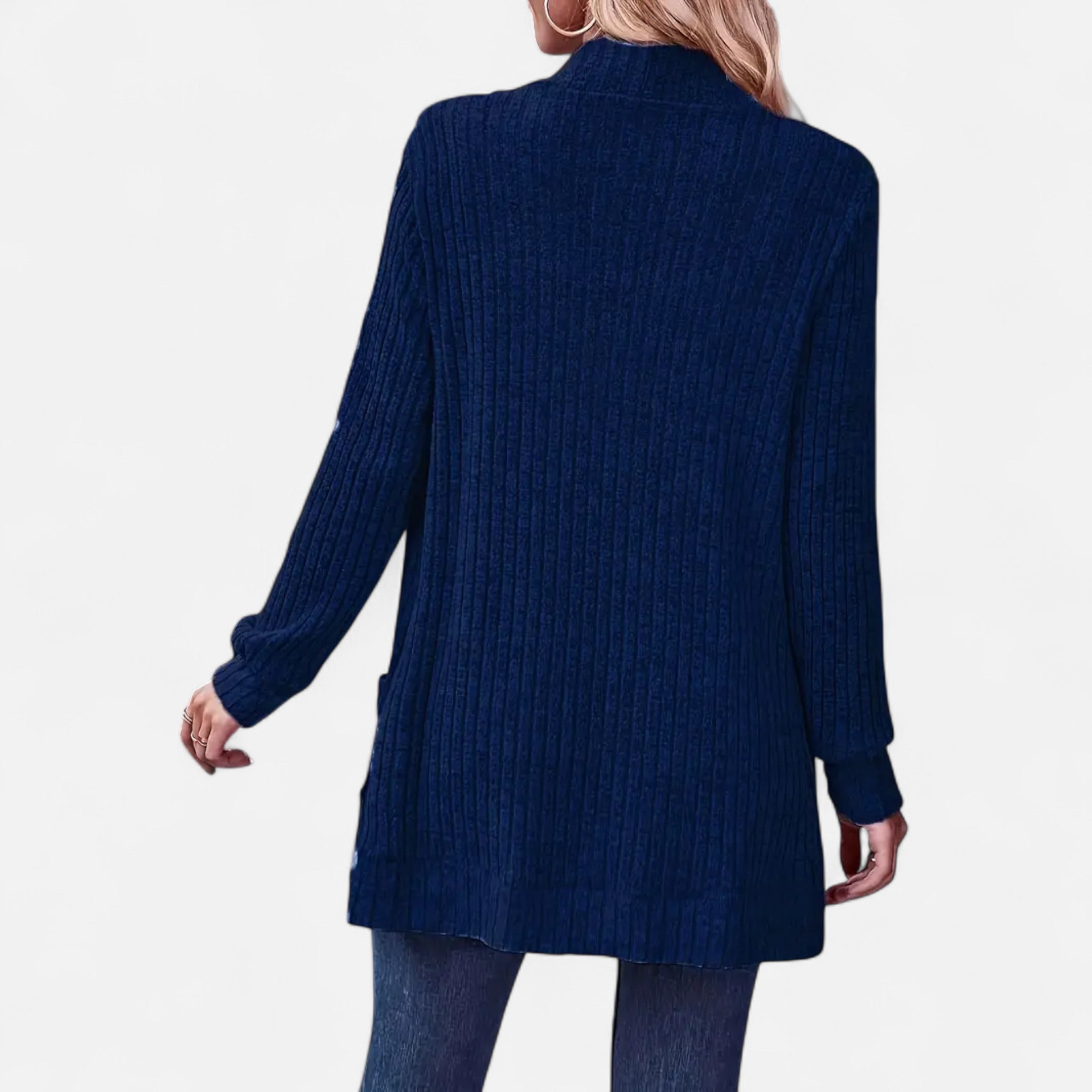 Women’s Essential Knit Cardigan – Soft Long-Sleeve Open-Front Sweater