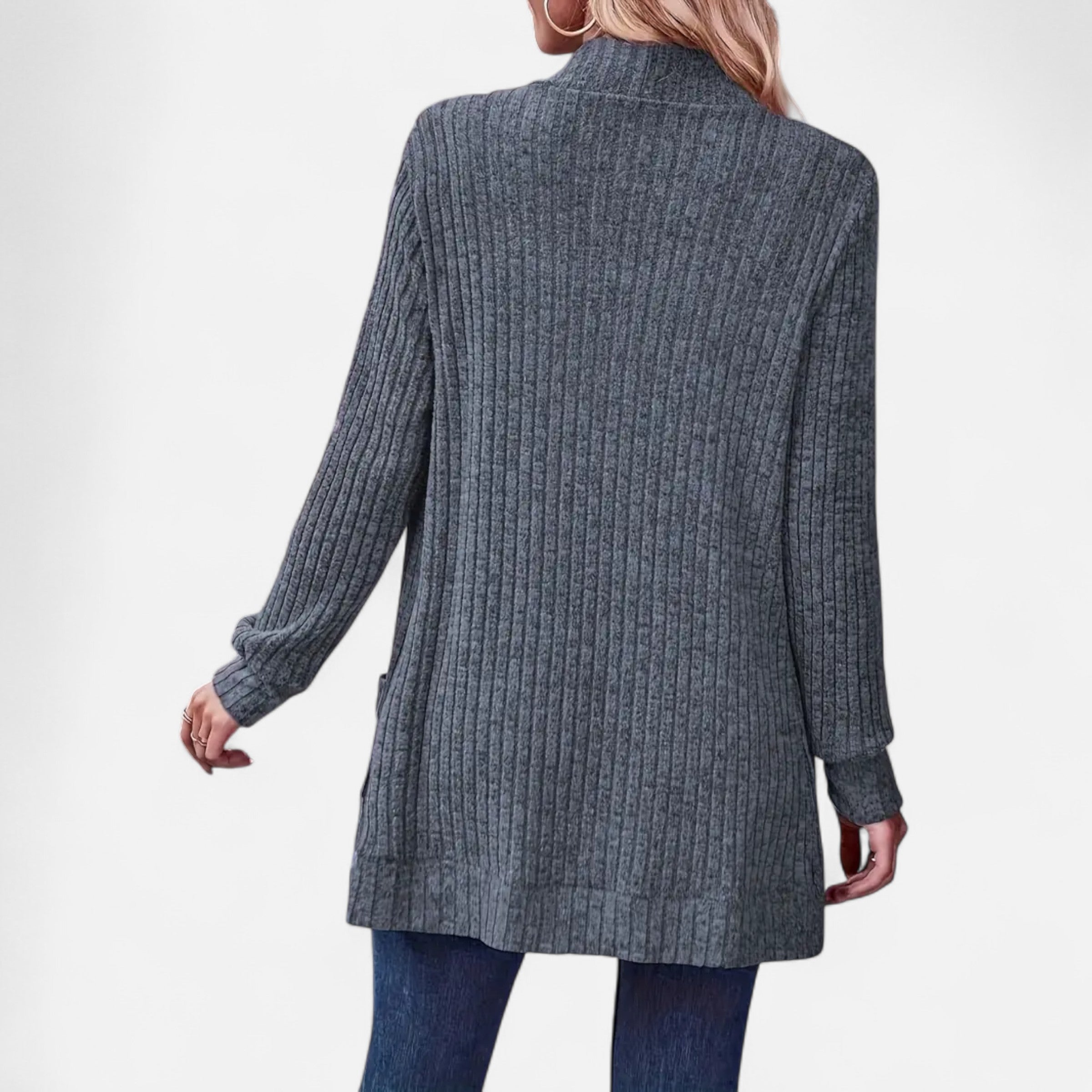 Women’s Essential Knit Cardigan – Soft Long-Sleeve Open-Front Sweater