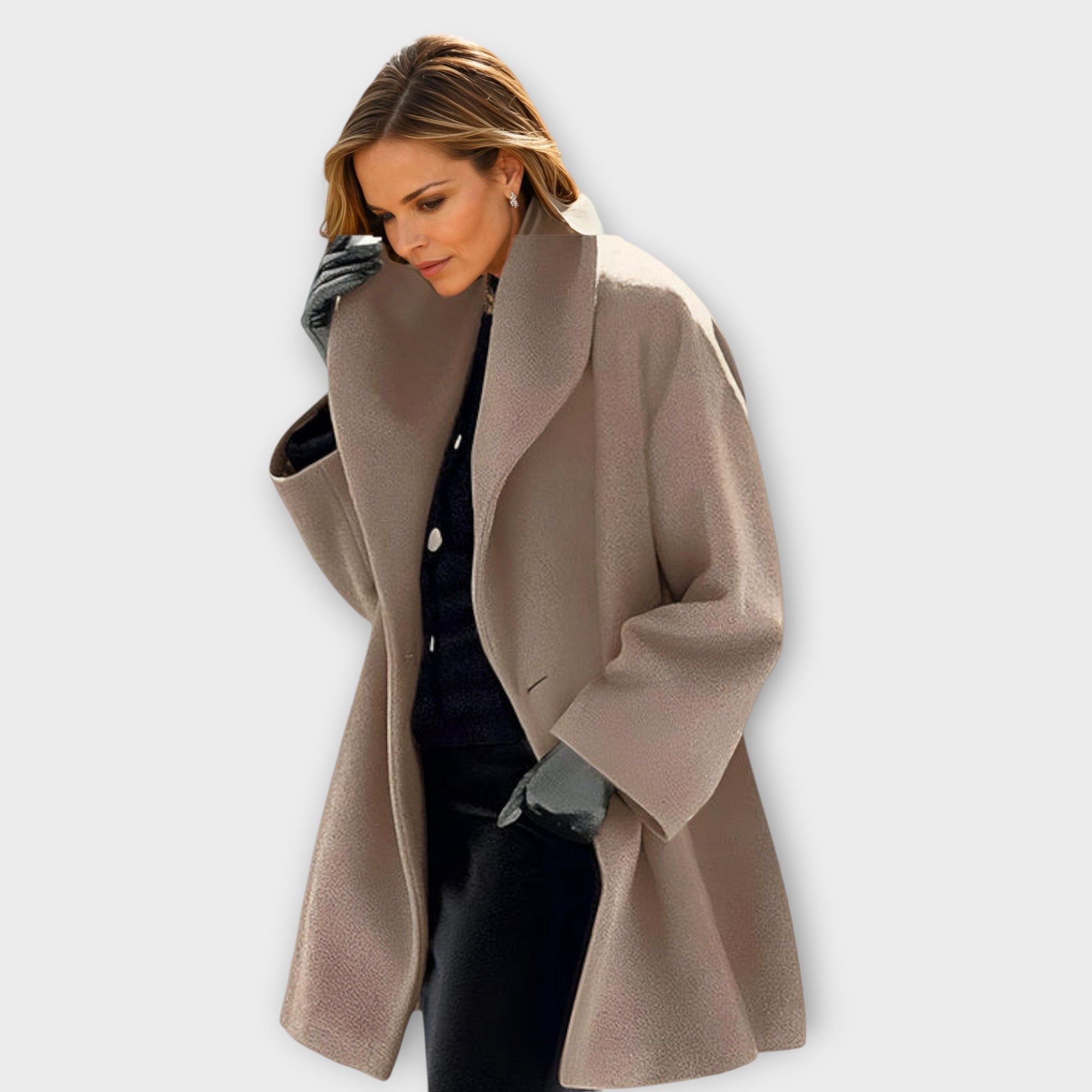 Oversized Wrap Coat for Women