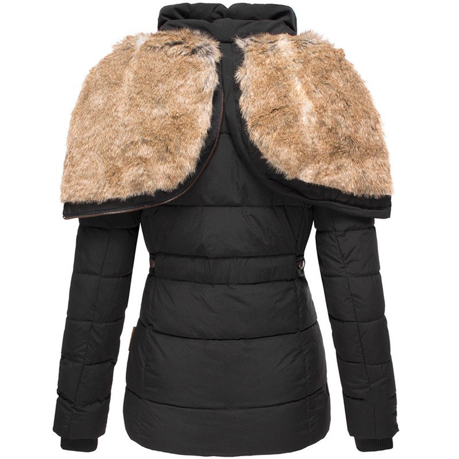 Hooded Puffer Jacket for Women