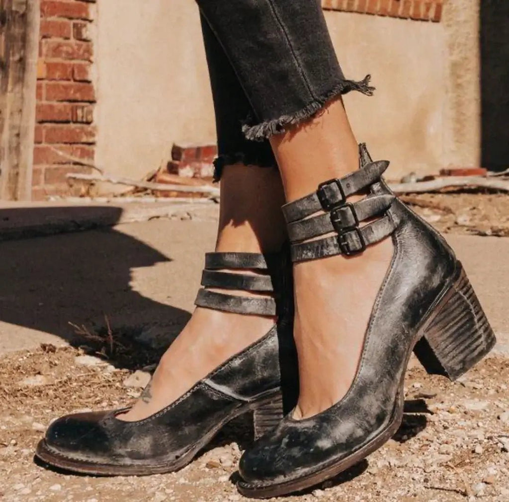 Aniek - Vintage-Inspired Heeled Shoes