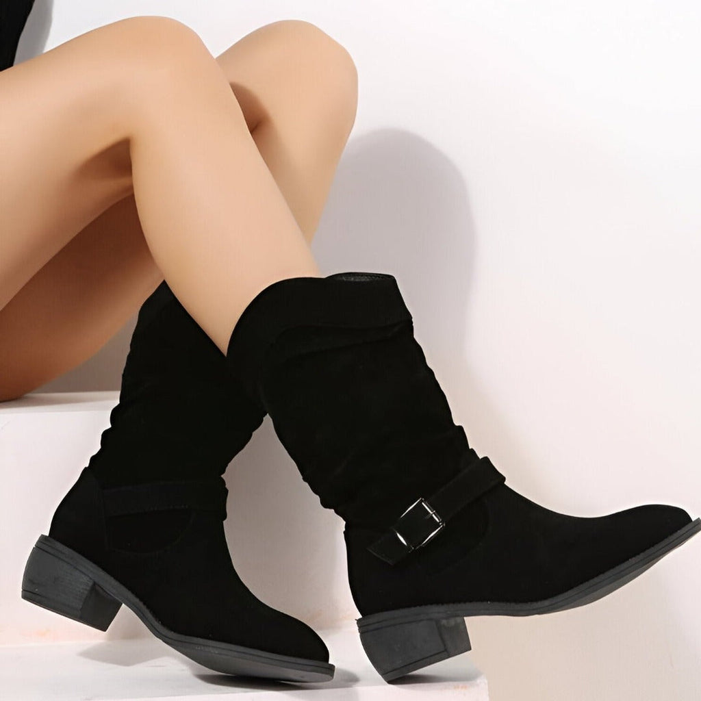 ANNE - Cozy Leisure Boots Featuring a Plush Insole