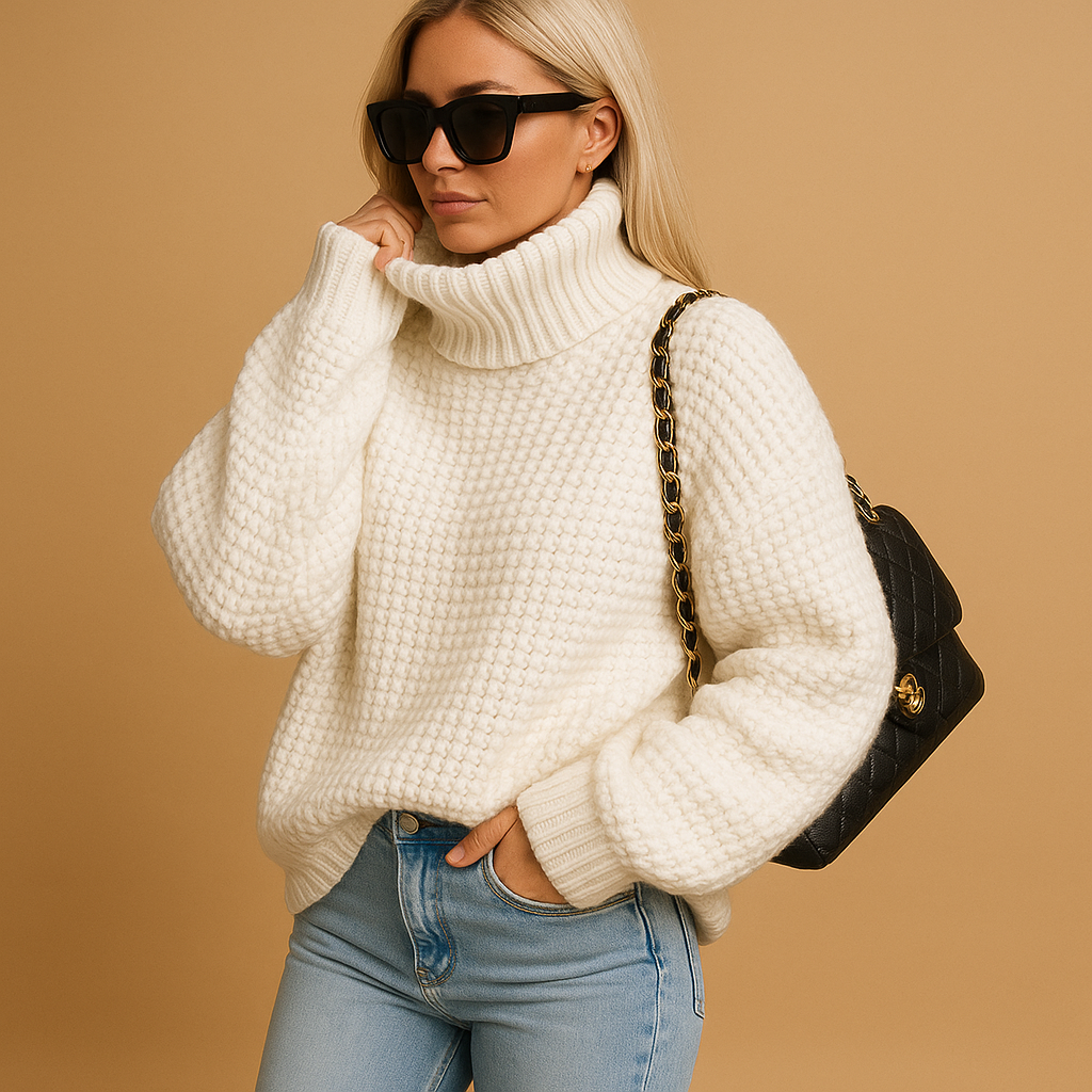 Oversized Knit Sweater for Women