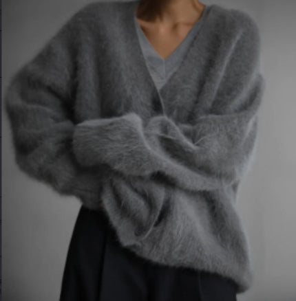 Women's Button-Front Knit Cardigan