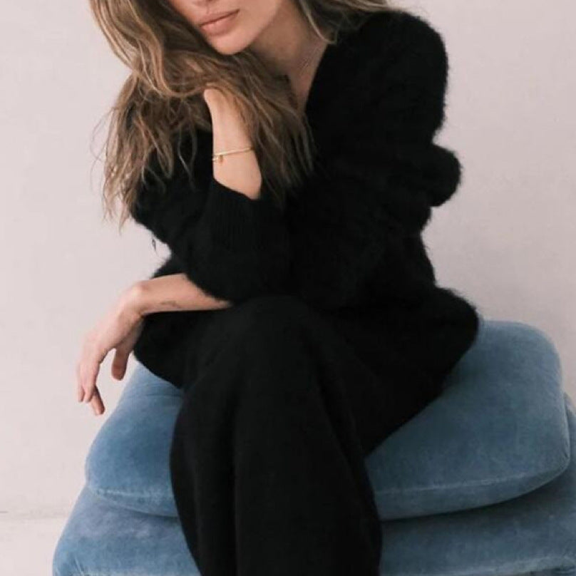 Women's Button-Front Knit Cardigan